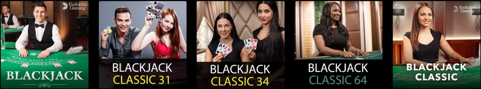 Blackjack live casino